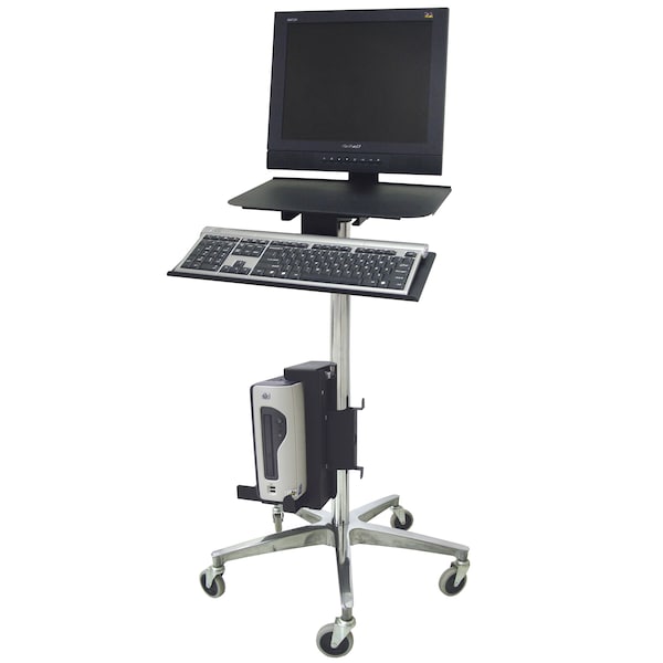 ERGO Computer Transport Stand With Cord Wrap